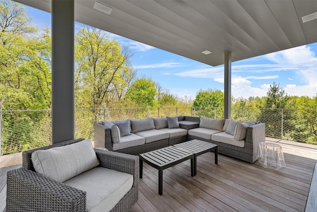 26 Mount Green Rd, Croton-On-Hudson, NY 10520 - wooden terrace featuring outdoor lounge area