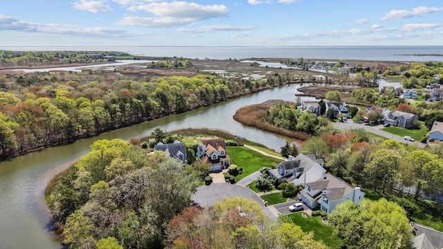 9 Fairwind Ct, Oakdale, NY 11769 - aerial perspective of suburban area with a large body of water