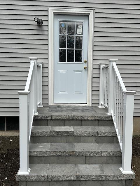 view of exterior entry