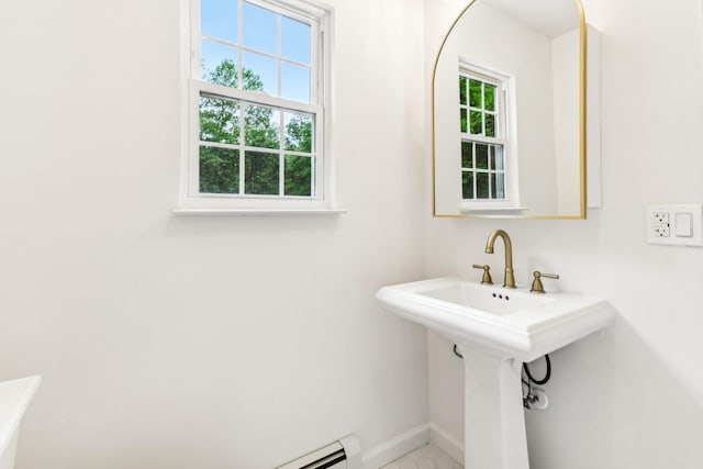 8 Mill Lot Rd, Middle Island, NY 11953 - bathroom with baseboards