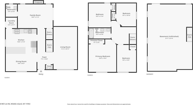 8 Mill Lot Rd, Middle Island, NY 11953 - home floor plan
