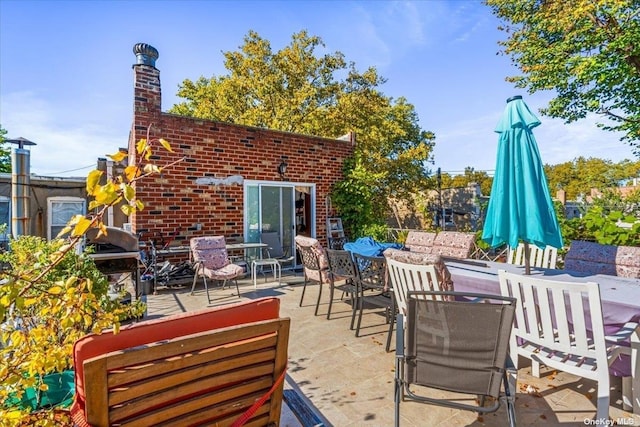 24-01 23rd Ave, Astoria, NY 11105 - view of patio with outdoor dining area