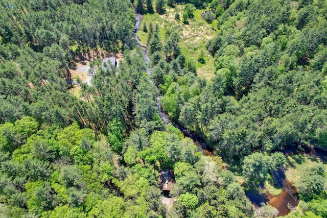 60 Park Road Ext, Eldred, NY 12792 - aerial view of property and surrounding area with a heavily wooded area
