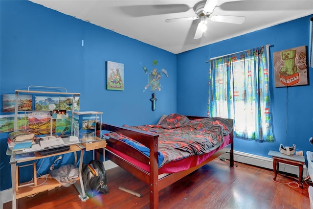 24 Haynes Ave, West Islip, NY 11795 - bedroom featuring wood finished floors and a ceiling fan