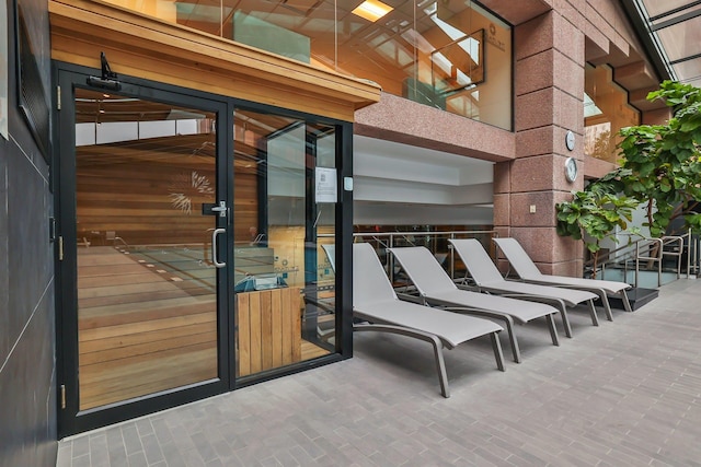 4 Martine Ave Unit 712, White Plains, NY 10606 - view of exterior entry with a balcony