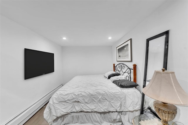 bedroom featuring recessed lighting