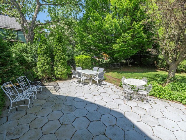 view of patio / terrace with outdoor dining space