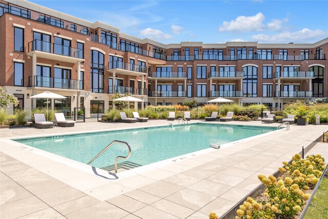 view of community pool