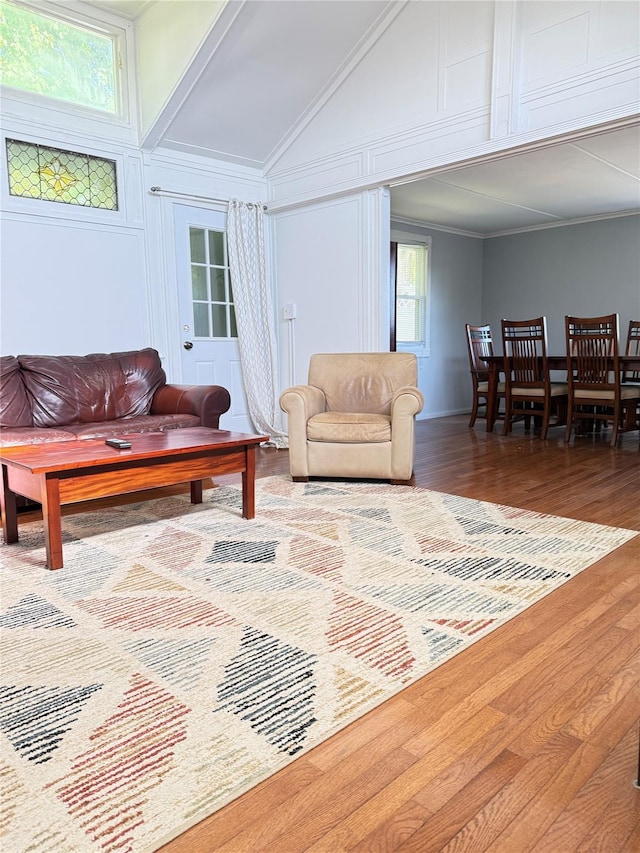 37 New Ave, Yonkers, NY 10704 - living area featuring wood finished floors, ornamental molding, and baseboards