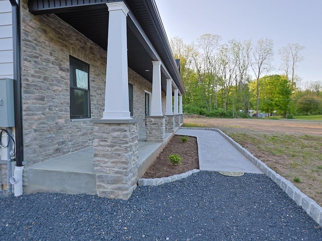 57 S Searsville Rd, Montgomery, NY 12549 - view of side of home featuring stone siding