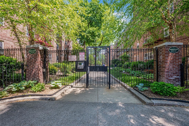 gate with fence