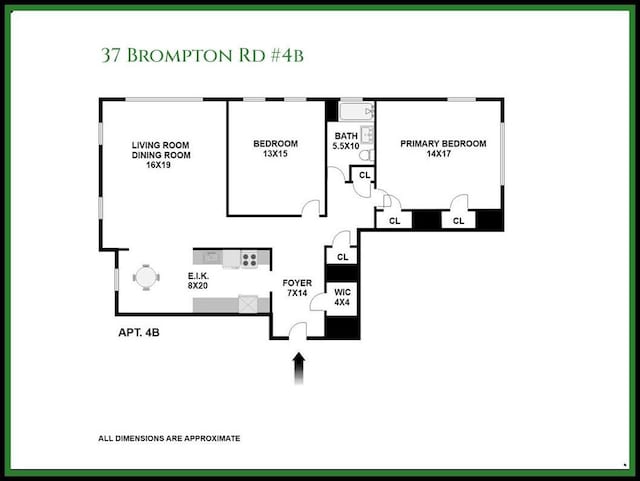 37BROMPTON Road 5-B, Great Neck, NY 11021 - room layout