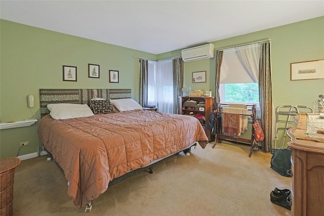 7 Southminster Dr, White Plains, NY 10604 - carpeted bedroom featuring a wall mounted AC
