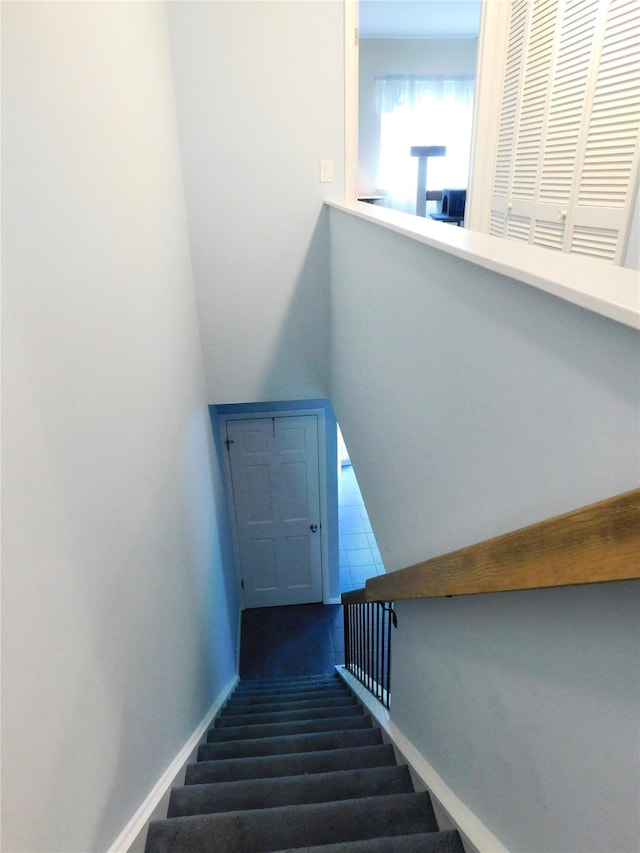 42 Touchstone Way, Millwood, NY 10546 - stairs featuring baseboards