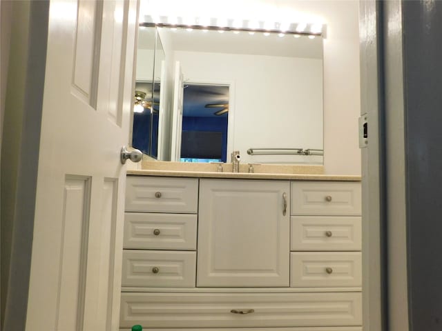 42 Touchstone Way, Millwood, NY 10546 - bathroom featuring vanity and a ceiling fan