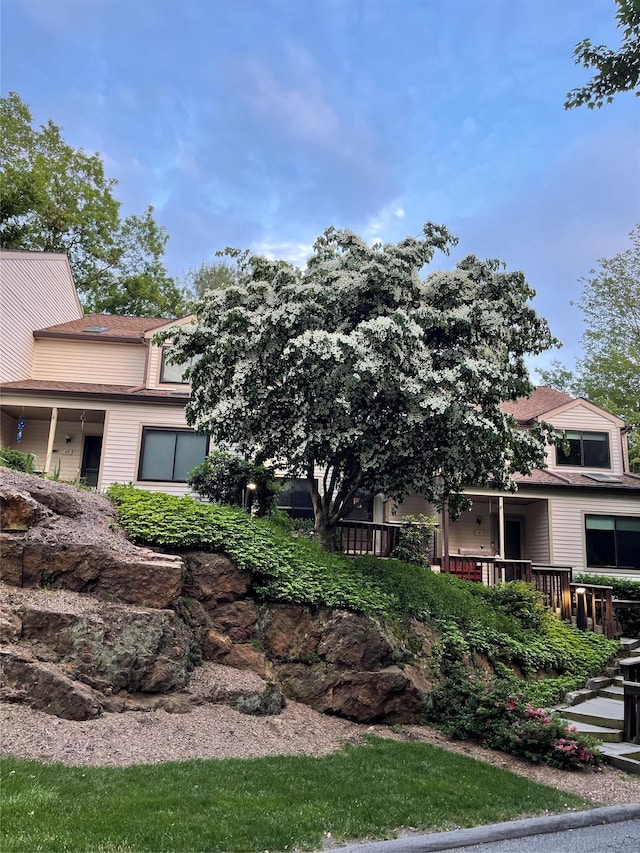 42 Touchstone Way, Millwood, NY 10546 - view of front of house with a porch