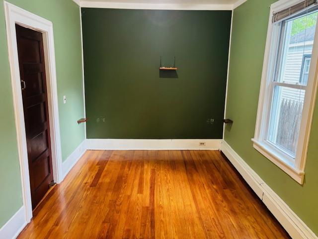 1358 Rte 44, Pleasant Valley, NY 12569 - unfurnished room with baseboard heating, wood finished floors, and baseboards