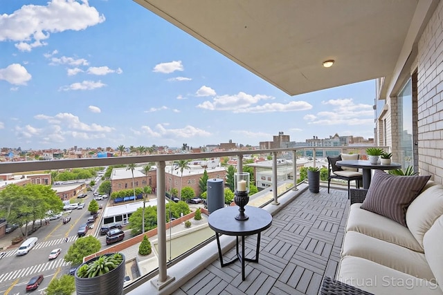 1020 Grand Concourse Unit 12J, Bronx, NY 10451 - balcony featuring a city view