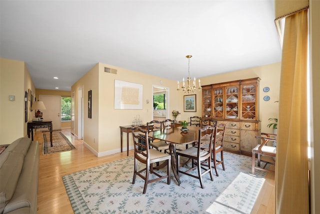 41 Heritage Hills Dr Unit A, Somers, NY 10589 - dining room featuring a chandelier, light wood-type flooring, baseboards, and recessed lighting