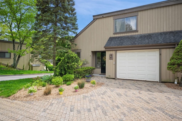 41 Heritage Hills Dr Unit A, Somers, NY 10589 - view of front of home with roof with shingles, decorative driveway, and an attached garage