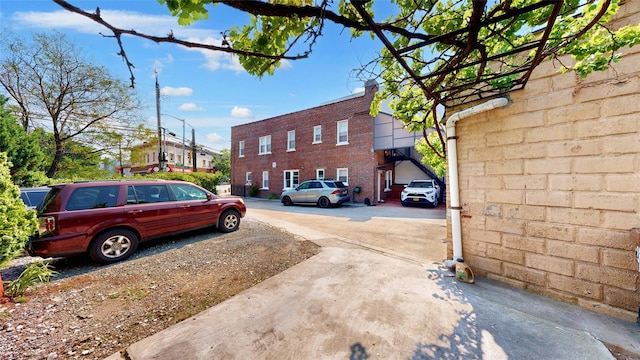 view of concrete driveway