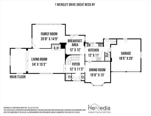 1 Wensley Dr, Great Neck, NY 11021 - floor plan / room layout