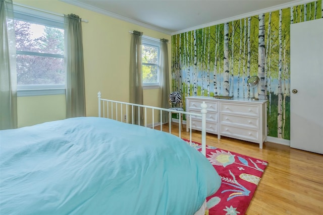 24 Overhill Ln, Warwick, NY 10990 - bedroom with ornamental molding and wood finished floors