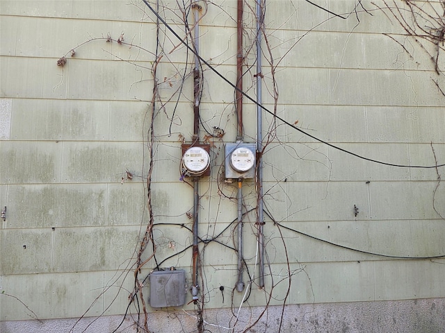 6 Bullard St, Mastic, NY 11950 - exterior view of electric meter