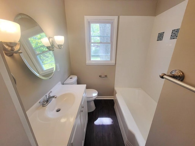 7 Randall Ter, Middletown, NY 10940 - full bath with healthy amount of natural light, wood finished floors, toilet, and vanity