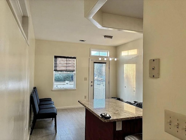 162 Commodore Cir E, Arverne, NY 11692 - office area featuring tile patterned flooring and baseboards