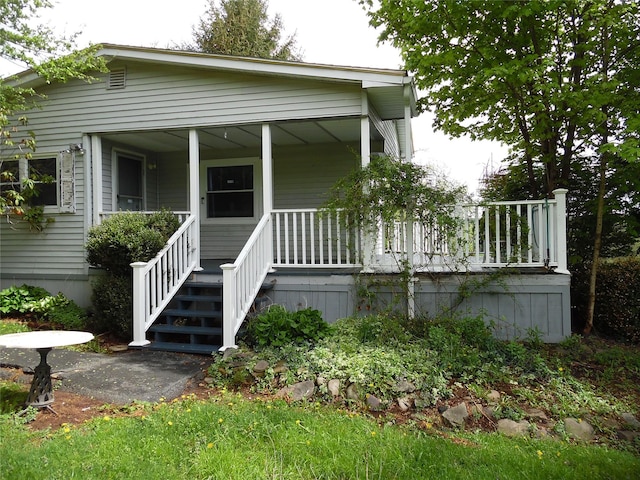 8 Crumley Van Vactor Rd, Ferndale, NY 12734 - view of front of home with a porch and stairs