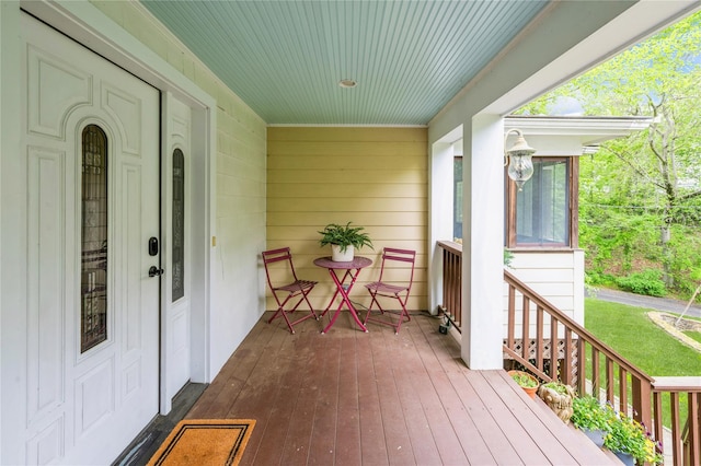125 Hawkes Ave, Ossining, NY 10562 - view of wooden deck