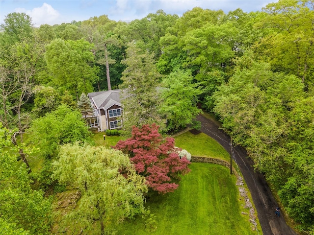 125 Hawkes Ave, Ossining, NY 10562 - aerial view of property and surrounding area featuring a forest