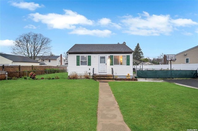 view of bungalow-style home