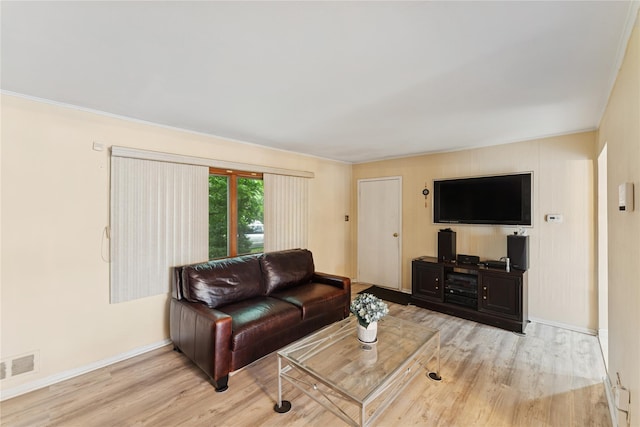 539 Keller Ave, Elmont, NY 11003 - living room featuring wood finished floors and baseboards