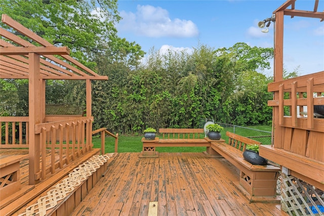 539 Keller Ave, Elmont, NY 11003 - deck with view of scattered trees