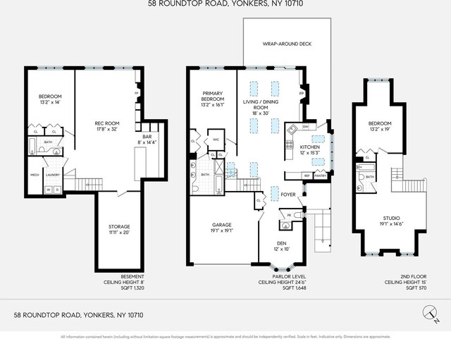 58 Roundtop Rd, Yonkers, NY 10710 - property floor plan