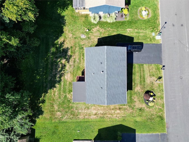 view from above of property