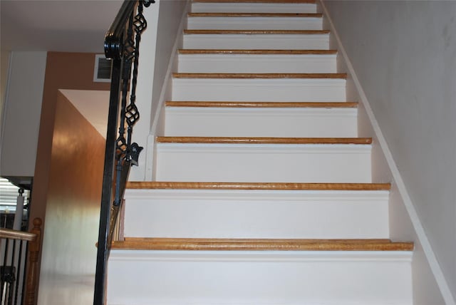 view of stairs