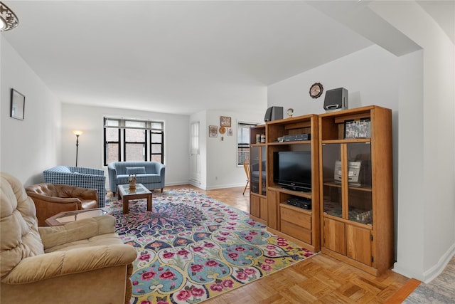16 N Broadway Unit 4R, White Plains, NY 10601 - living room featuring baseboards