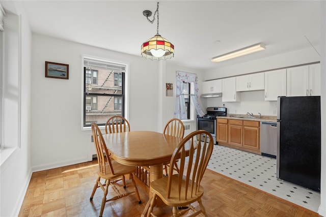 16 N Broadway Unit 4R, White Plains, NY 10601 - dining space with baseboards