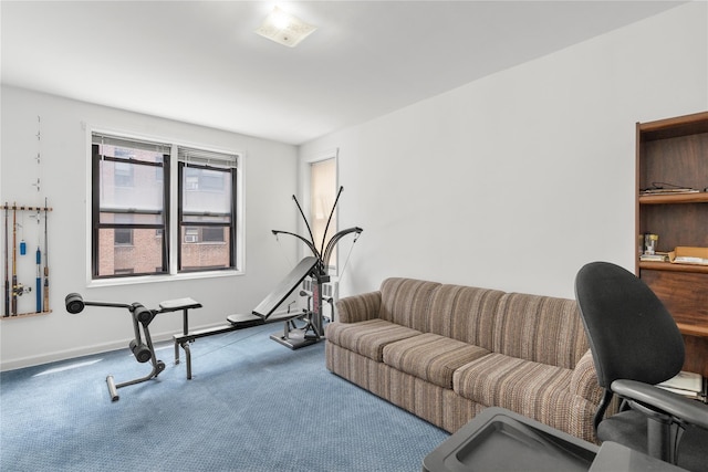16 N Broadway Unit 4R, White Plains, NY 10601 - living area with carpet floors and baseboards