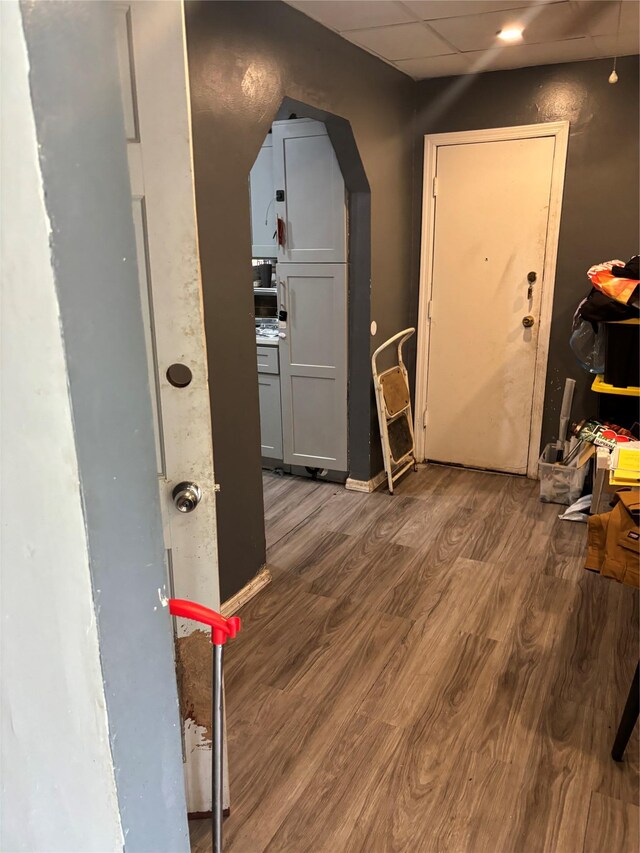 117-30 220th St, Cambria Heights, NY 11411 - entrance foyer featuring wood finished floors