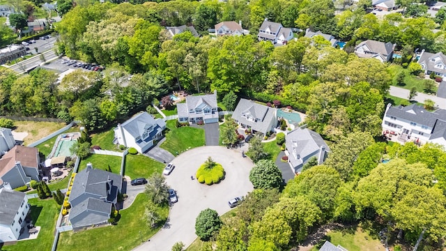 21 Coventry Ln, Smithtown, NY 11787 - aerial view of property and surrounding area with nearby suburban area