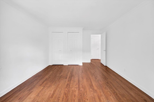 2356 Palmer Ave, New Rochelle, NY 10801 - spare room featuring wood finished floors and ornamental molding