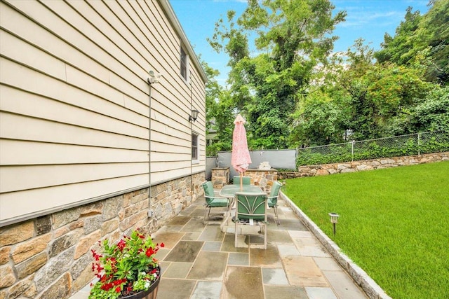2356 Palmer Ave, New Rochelle, NY 10801 - view of patio / terrace featuring outdoor dining space