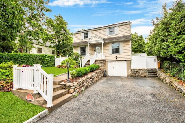 2356 Palmer Ave, New Rochelle, NY 10801 - view of front of home featuring driveway and an attached garage