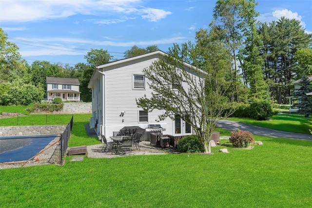 50 Old Dutch Hollow Rd, Monroe, NY 10950 - rear view of house featuring a yard and a patio