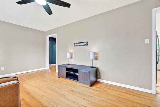 21 James Rd, Monroe, NY 10950 - unfurnished room with a ceiling fan, baseboards, and wood finished floors