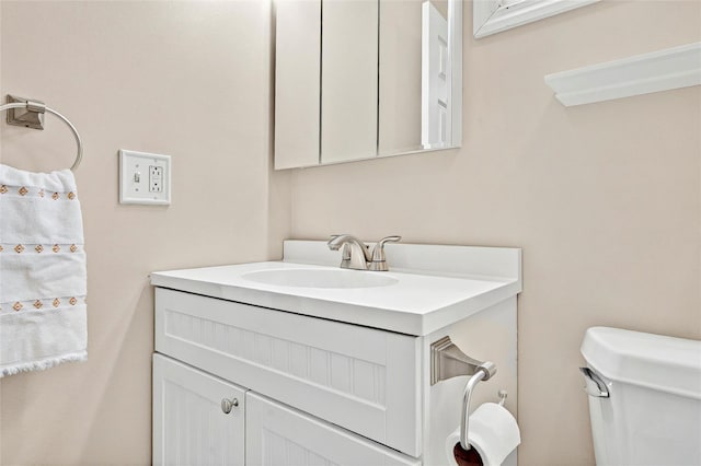 21 James Rd, Monroe, NY 10950 - half bathroom with vanity and toilet